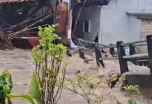Jembatan di Pasirjaya Bogor Barat Putus, Akibat Hujan Deras dan Longsor
