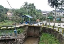 Isi Libur Panjang, Menikmati Kebahagian Berenang di Bendung Cibalok Megamendung
