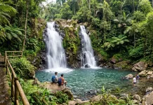 Wisata Alam Curug Pasir Kaca Cijeruk Kabupaten Bogor Murah Meriah