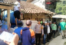 Aksi Nyata Persaudaraan Wartawan Online Bogor Bangun Rumah Warga Miskin