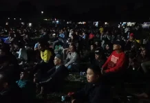 Inilah Suasana Hiburan Rakyat Bola Gembira di Lapangan Sakura