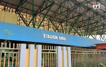 Jogging di Stadion Bima Cirebon sangat nyaman