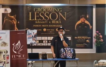 Iieleven11 Cattery & IRUKA Pet Aesthetique Gelar Grooming Lesson di Cirebon