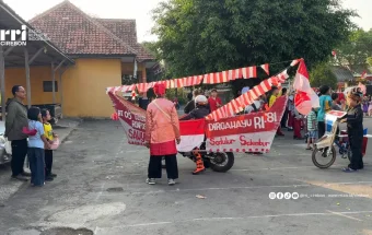 Desa Bojong Meriahkan HUT ke-81 RI dengan Gerak Jalan dan Senam Kuningan Melesat