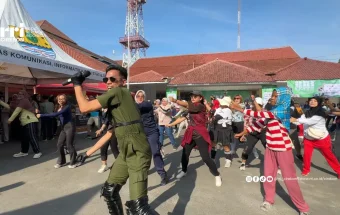 Senam Masal dan Aksi Bersih - Bersih Meriahkan RRI Fest 2026