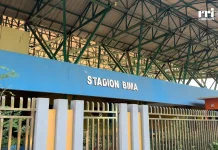 Jogging di Stadion Bima Cirebon sangat nyaman