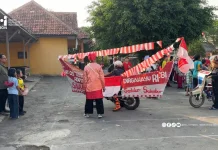 Desa Bojong Meriahkan HUT ke-81 RI dengan Gerak Jalan dan Senam Kuningan Melesat