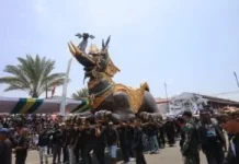 Helaran Budaya Kuningan Hidupkan Napak Tilas Sejarah