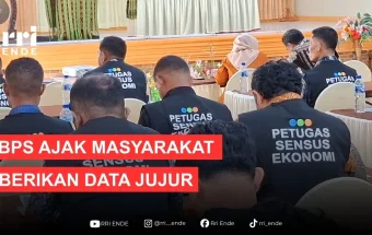 Sensus Ekonomi 2026, BPS Ende Ajak Masyarakat Berikan Data Jujur