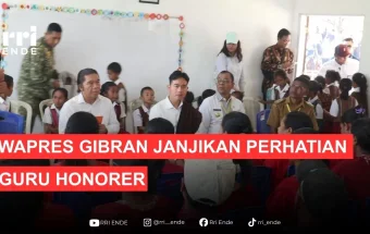 Kunjungan ke Detusoko, Wapres Gibran Janjikan Perhatian bagi Guru Honorer