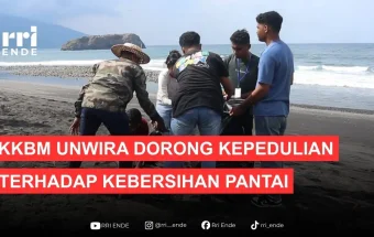 KKBM Unwira Dorong Kepedulian terhadap Kebersihan Pantai