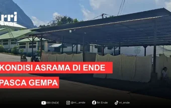 Pasca Gempa Sebagian Penghuni Asrama di Ende Pulang, Sebagian Bertahan