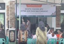Balai POM di Ende Gelar Kegiatan Vaksinasi HPV untuk Mencegah Kanker Serviks