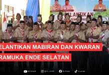 Pelantikan Majelis Pembimbing Ranting dan Pengurus Kwartir Ranting Pramuka Ende