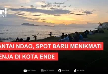 Pantai Ndao, Spot Baru Menikmati Senja di Kota Ende
