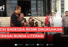 Cicih Badeoda Resmi Dikukuhkan Sebagai Bunda Literasi Kabupaten Ende