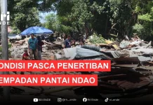 Pasca Penertiban Sempadan Pantai Ndao, Warga Mulai Berbenah