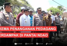 Pemkab Ende Hadirkan Skema Penanganan Pedagang Terdampak di Sempadan Pantai Ndao