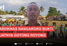Hardiknas Nangaroro Bukti Kuatnya Gotong Royong