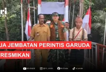 Dua Jembatan Perintis Garuda di Kabupaten Ende Diresmikan
