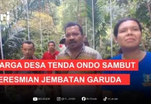 Warga Desa Tenda Ondo Sambut Peresmian Jembatan Garuda