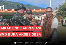 Pemkab Ende Apresiasi TMMD Buka Akses Desa
