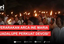 Perarakan Arca Ine Maria Guadalupe Perkuat Devosi dan Persaudaraan Umat