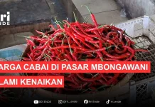 Harga Cabai di Pasar Mbongawani Naik