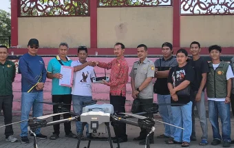 DKPTPHP Sanggau Apresiasi Bantuan Drone untuk Brigade Pangan