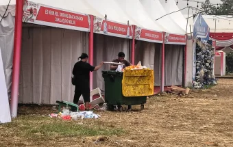 Sampah dari Festival UMKM Sanggau Capai 2 Ton Perhari