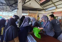 Disbunnak Kalbar dan Sanggau Gelar Bazar Telur