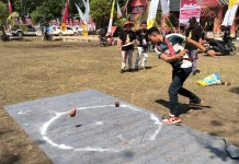 Gawai Dayak XXII Sanggau Jaga Eksistensi Permainan Gasing Tradisional