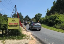 Rawan Kecelakaan, Polisi Minta Warga Jaga Jarak di Tanjakan Semboja