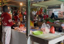 Kabut Asap Selimuti Sanggau, Aktivitas Pasar Tetap Berjalan