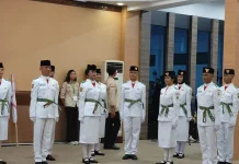 Wabup Sanggau Kukuhkan 29 Paskibraka Kabupaten Sanggau