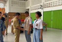 Badan Kesbangpol Sanggau Tutup Pelatihan Paskibraka Tahun 2026