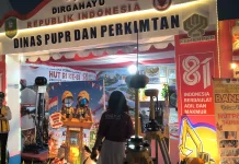 PUPR Sanggau Pamerkan Alat Konstruksi di Pameran Pembangunan