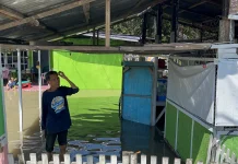 Sejumlah Rumah warga di Jalan KH Adam Zakaria Terendam Banjir