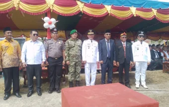 setelah 6 Tahun Vakum, Gunungsitoli Utara Kembali Gelar Upacara HUT ke-81 RI