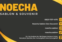 Noecha Sablon Ramaikan HUT 348 Kota Gunungsitoli