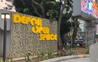 Peningkatan Kenyamanan Ruang Terbuka di Depan Gedung Wali Kota Depok