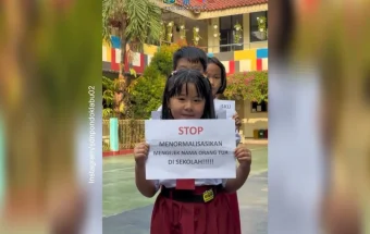 Video Pesan Anti Perundungan Dari Enam Siswa SD, Berhenti Ejek Nama Orang Tua