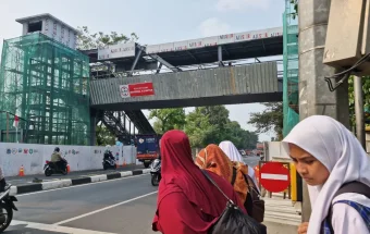 JPO GOR Ciracas Bakal Dilengkapi Lift dan Fasilitas Disabilitas