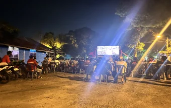 DPD PDI Perjuangan Provinsi Papua Menggelar Nonton Bareng Film Pesta Babi