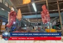 Harga Daging Sapi Naik, Pembelian Konsumen Menurun