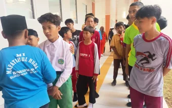 Siswa Sekolah Rakyat Kabupaten Kediri Ikuti Cek Kesehatan Gratis