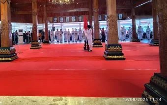 75 Paskibraka Kabupaten Kediri 2026 Dikukuhkan