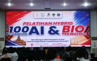 Pemuda Katolik, GAMKI NTT, dan Benih Foundation Gelar Pelatihan AI