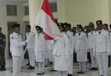 Sebanyak 21 Pelajar Dikukuhkan Jadi Paskibraka Rote Ndao 2026