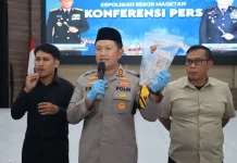 Amankan Pelaku, Polres Magetan Sita Uang Palsu 46 Lembar Pecahan Rp100